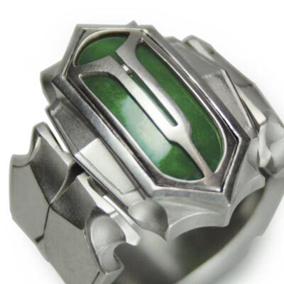 Ring - Palladium 950, Weissgold, Jade André Schweiger Kollektion - Ring